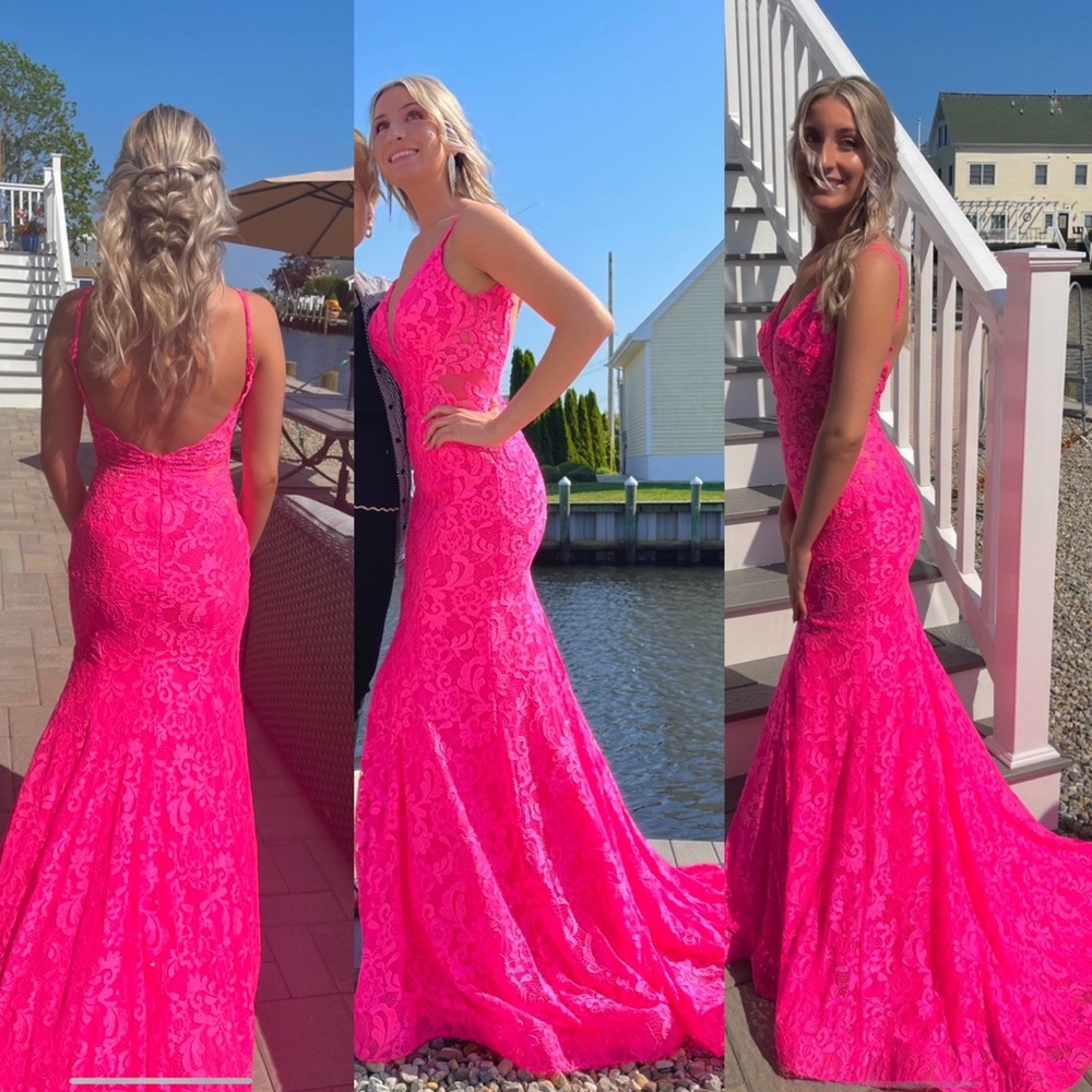 Hot Pink Jovani Dress